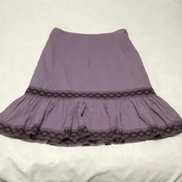 New York Company Skirts New York Company Purple Boho Midi